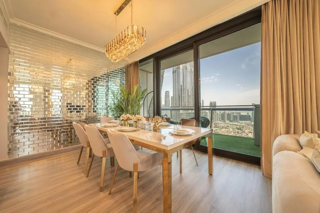 First Class 3Br With Full Burj Khalifa And Fountain View Dubai